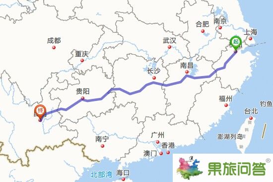 浙江到云南火車，浙江到云南多少公里，浙江到云南機(jī)票要多少錢？