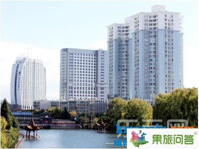 前年建成的海灣國際酒店，已成為大理市區(qū)一景。