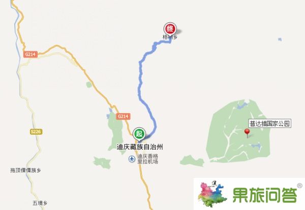 香格里拉到格咱鄉(xiāng)怎么坐車？香格里拉縣到格咱汽車有多少公里？